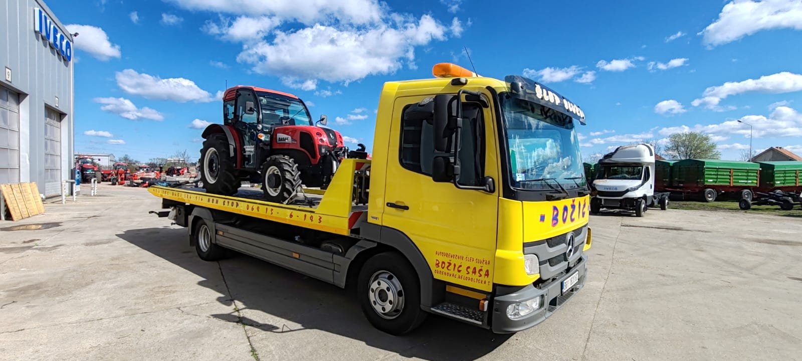 Šlep služba Božić - Prevoz vozila